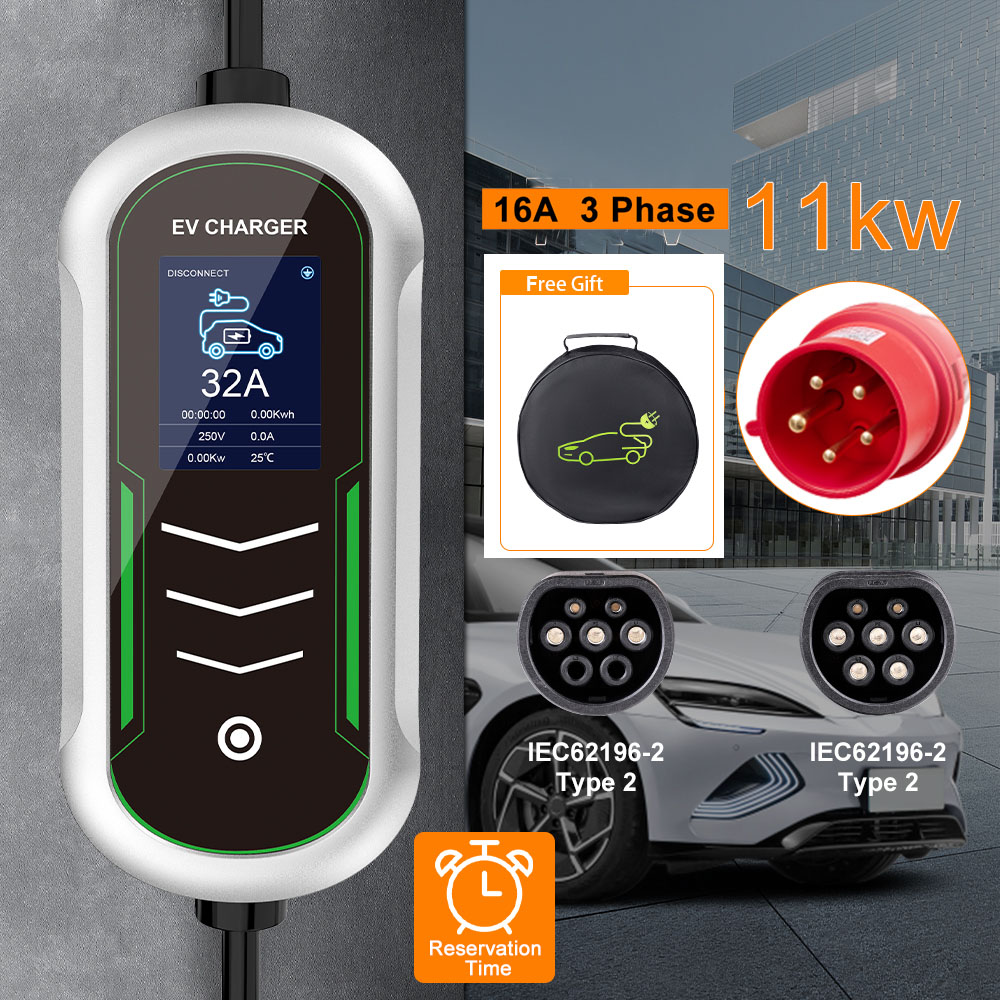 IPENGEN 11KW EV ポータブル充電器 タイプ2  - Type 2 Portable Ev Charger 11Kw Cee のレビューと価格