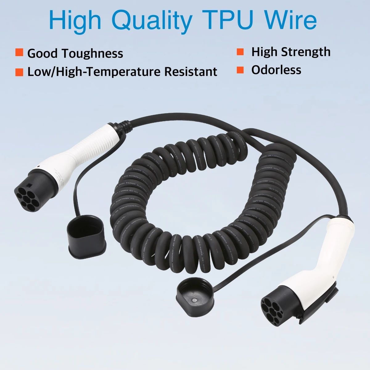 EVcharger4U 5 メートル/7 メートルスパイラル - Ev Charger Type 2 22Kw 32A 3 Phase のレビューと価格